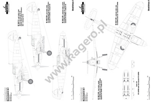 Kagero 7076 Messerschmitt Bf 109 F EN/PL – Bild 3