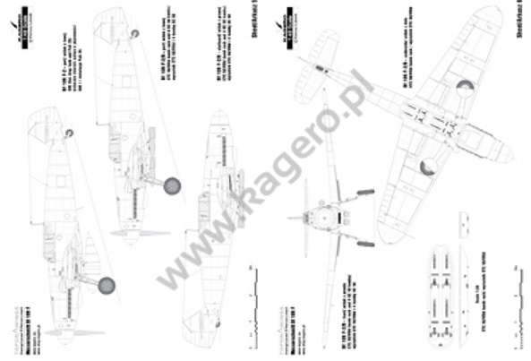 Kagero 7076 Messerschmitt Bf 109 F EN/PL – Bild 3