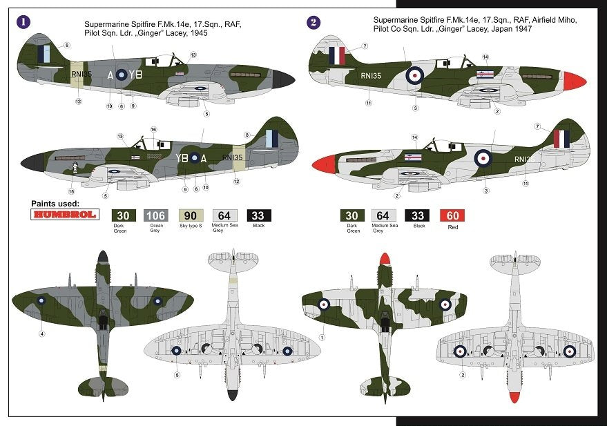 AZ Model AZ7604 Spitfire F.Mk.14e „Lacey“ 1/72 – Bild 2