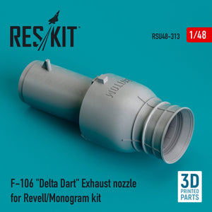 RESKIT RSU48-0313 Buse d&amp;#39;échappement F-106 « DELTA DART » pour maquette Revell/Monogram au 1/48