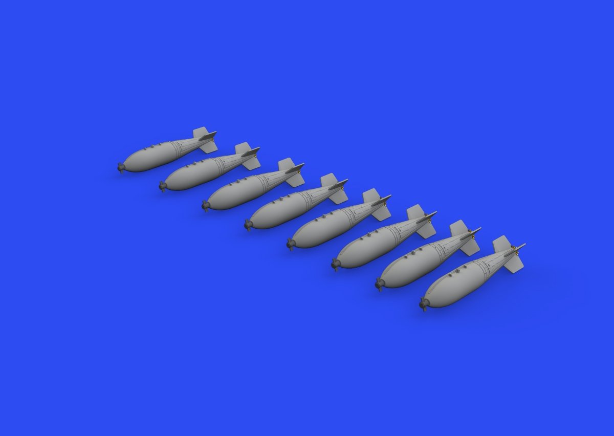 Eduard 672277 British 1000lb retarded bombs 1/72 – immagine 3