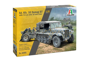 Italeri 6595 Sd. Kfz. 10 Demag D7 with 7.5 cm leIG 18 and crew 1/35 – image 2