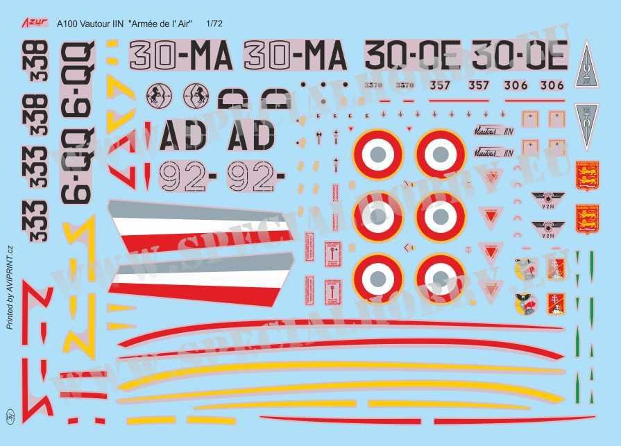 Special Hobby 72412 S. O. 4050 Vautour II &amp;#39;Armée de l&amp;#39; Air All Weather Fighter&amp;#39; 1/72 – immagine 2