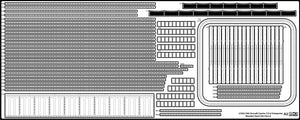 MK1 Design MD-20023 USS CV-6 Enterprise Wooden Deck for Trumpeter 1/200 – immagine 9