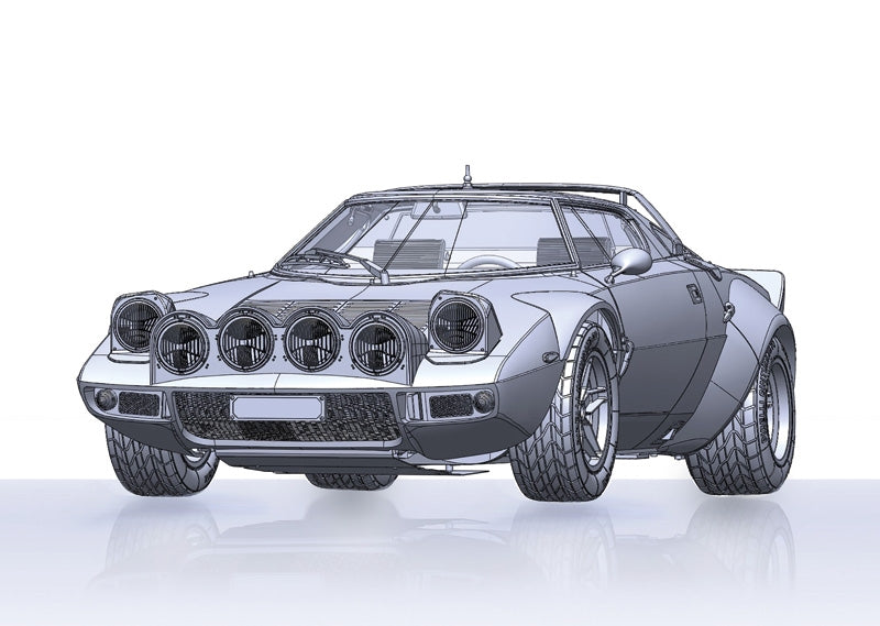 Italeri 4714 Lancia stratos HF Gr.4 Monte Carlo 1977 1/12 – imagen 13