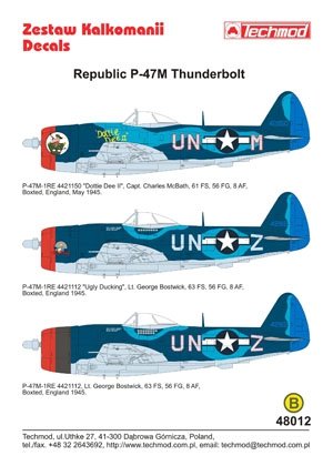 Techmod 48012 - Republic P-47M Thunderbolt 1/48 – Bild 2