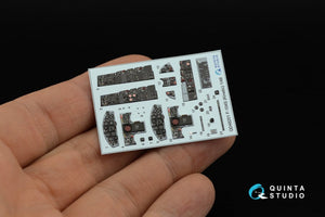 Quinta Studio QD48201 F-104S 3D-Printed &amp;amp; coloured Interior on decal paper (Kinetic) 1/48 – immagine 4