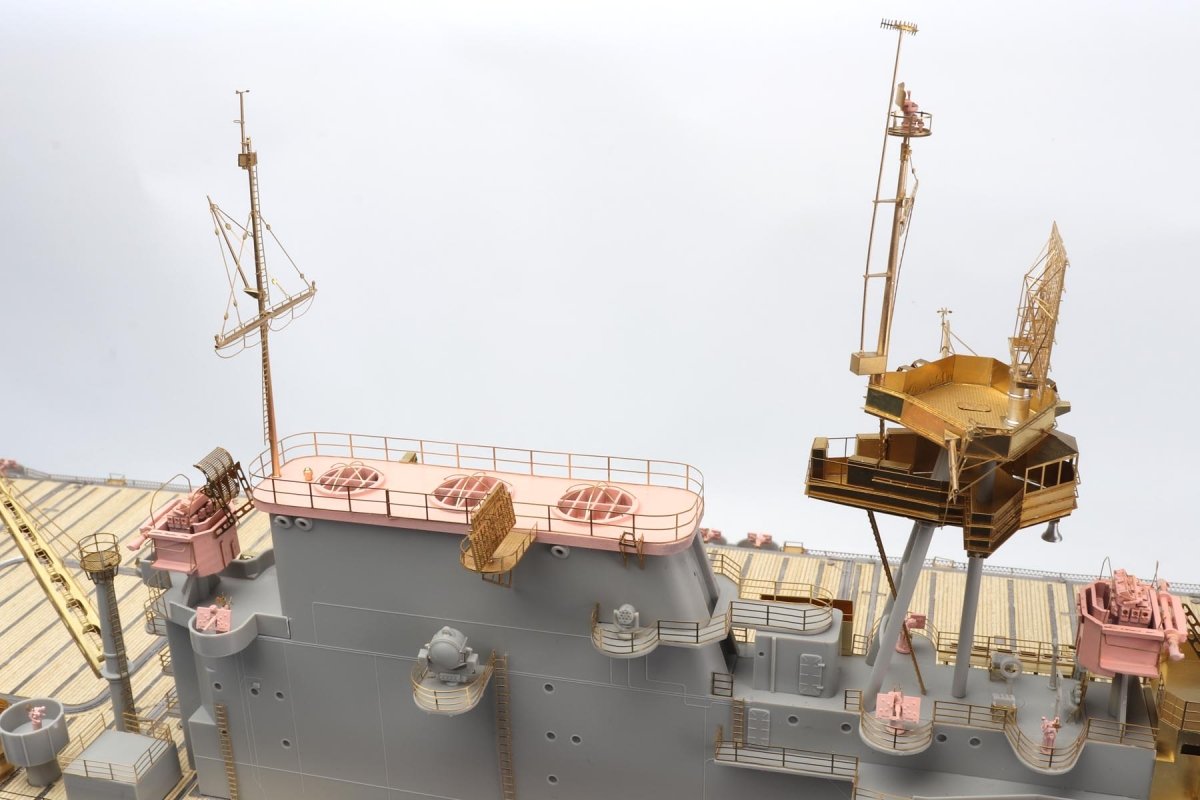 MK1 Design MD-20022 USS CV-6 Enterprise DX with Full Wooden Deck for Trumpeter 1/200 – immagine 24