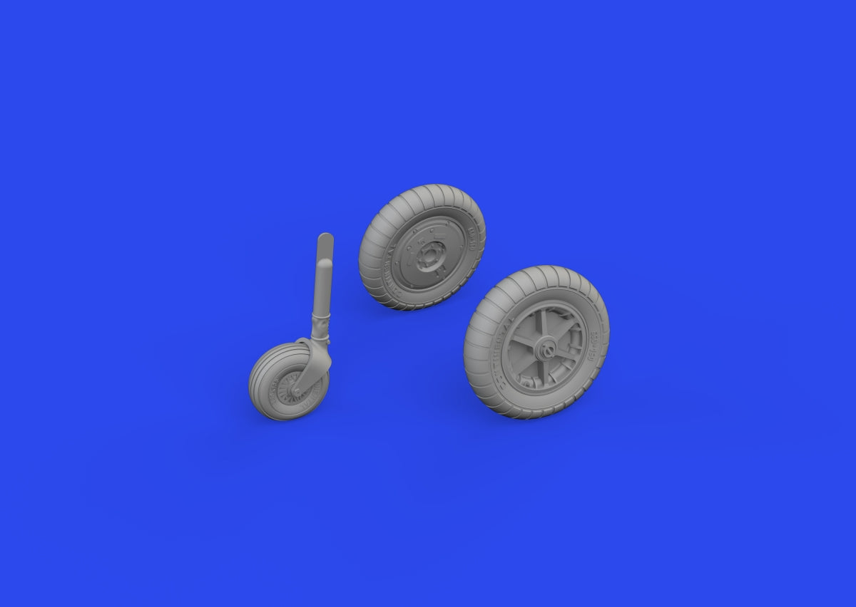 Eduard 672341 Bf 109G-2/ G-4 wheels for bulged wings PRINT Eduard 1/48 – imagen 3