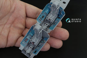 Quinta Studio QD32095 Su-30SM 3D-Printed &amp;amp; coloured Interior on decal paper (conversion for Trumpeter Su-30MKK ) 1/32 – immagine 5