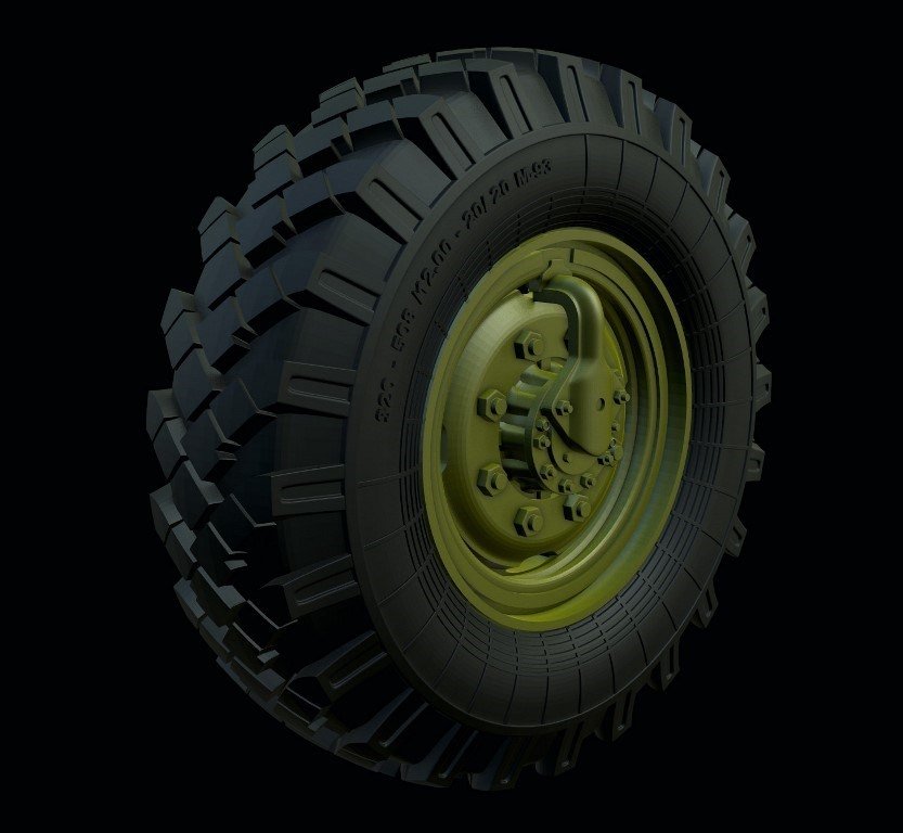 Roues de route Panzer Art RE35-535 ZiL-131 au 1/35