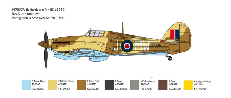 Italeri 2828 Hurricane Mk. IIC 1/48 – immagine 14