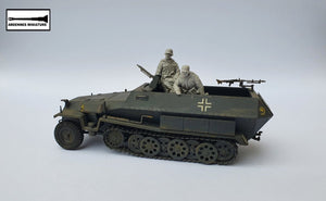 Ardennes Miniature 35020 Commandant de panzer et soldat allemand de la Seconde Guerre mondiale, échelle 1/35 – image 6