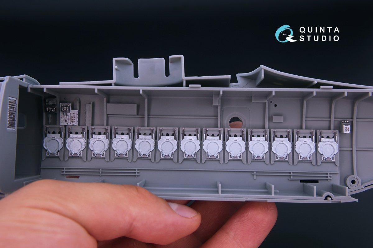 Sièges repliables Quinta Studio QR48005 MV-22 Osprey (26 pièces) (pour maquette Hobby Boss) 1/48 – image 7