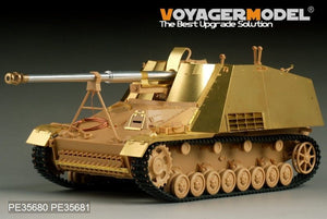 Maquette Voyager PE35680 Sd.Kfz. 164 Nashorn B allemand de la Seconde Guerre mondiale, canon inclus (pour TAMIYA 35335), échelle 1/35  – image 4