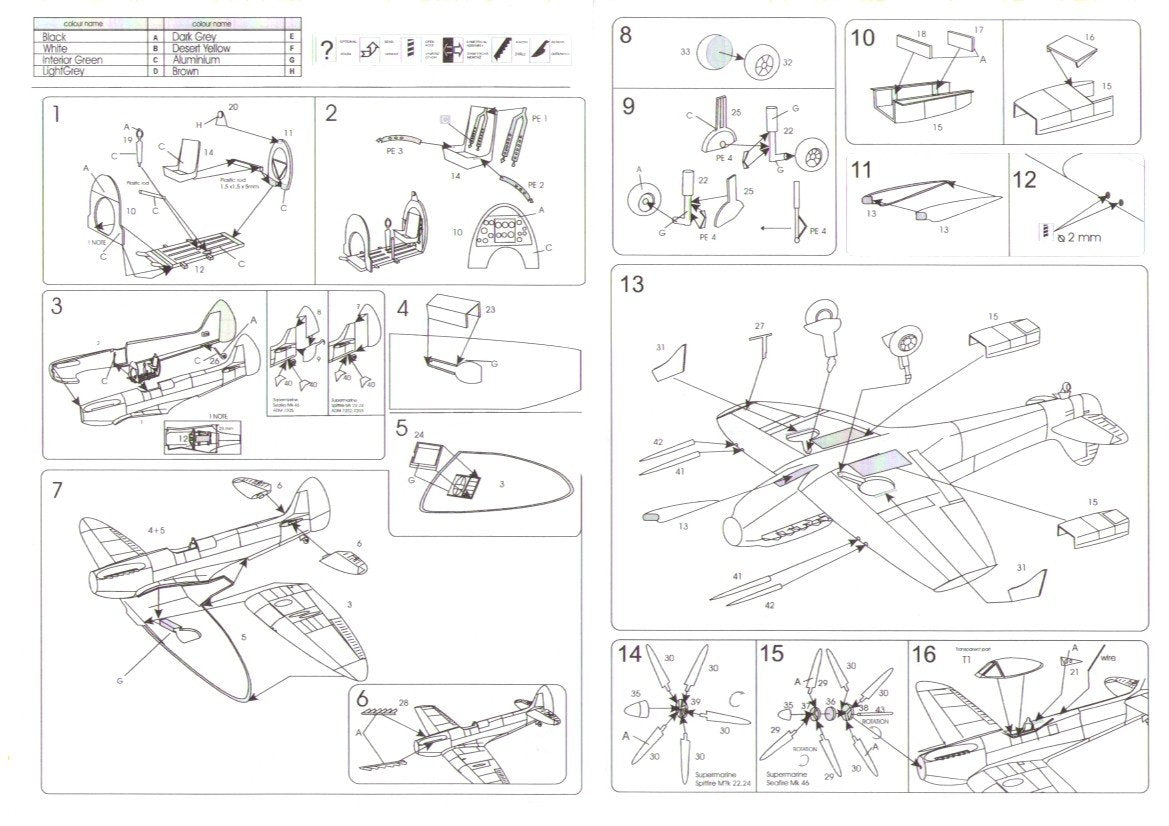 AZ Model AZ7353 Supermarine Spitfire Mk.22 Special 1/72 – Bild 4