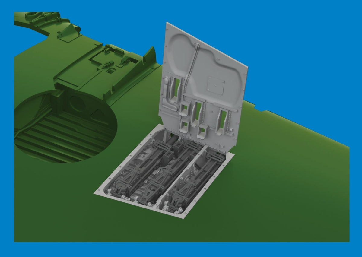 Eduard 6481075 P-40E gun bays PRINT EDUARD 1/48 – Bild 3