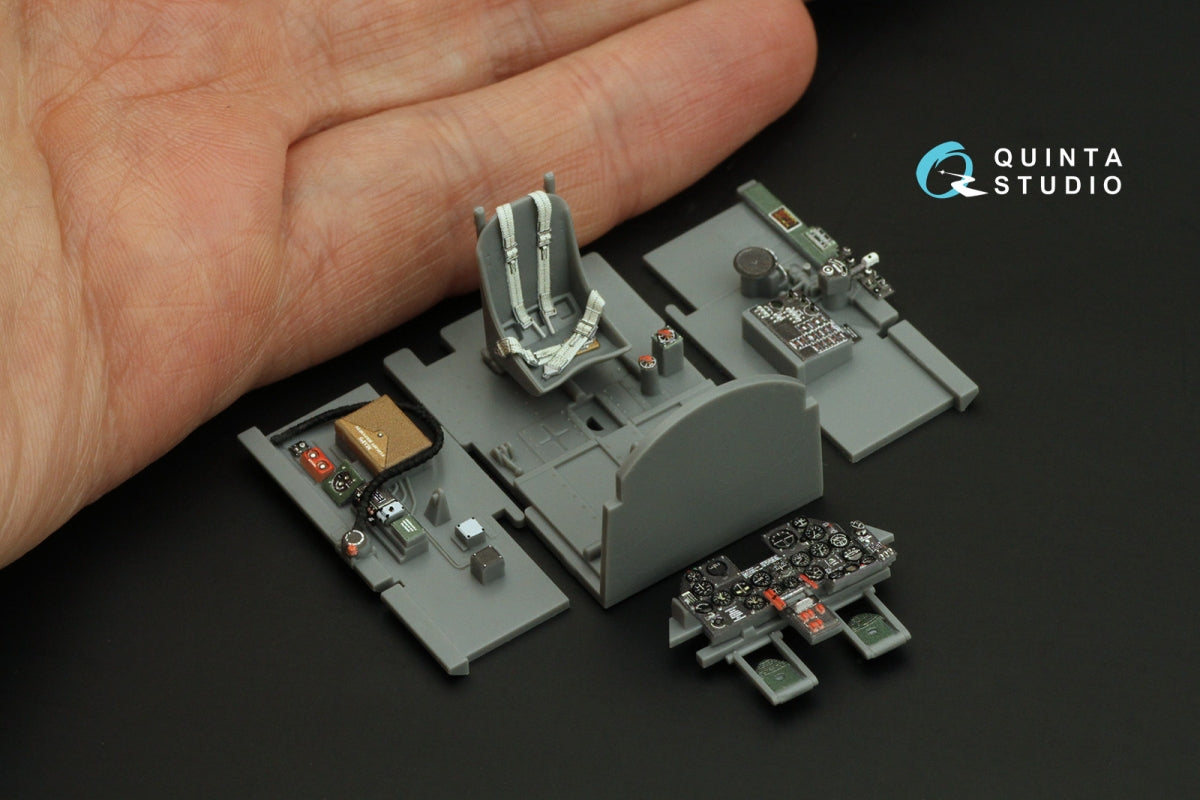 Quinta Studio QD48422 P-47M Thunderbolt 3D-Printed coloured Interior on decal paper (Tamiya) 1/48 – imagen 5