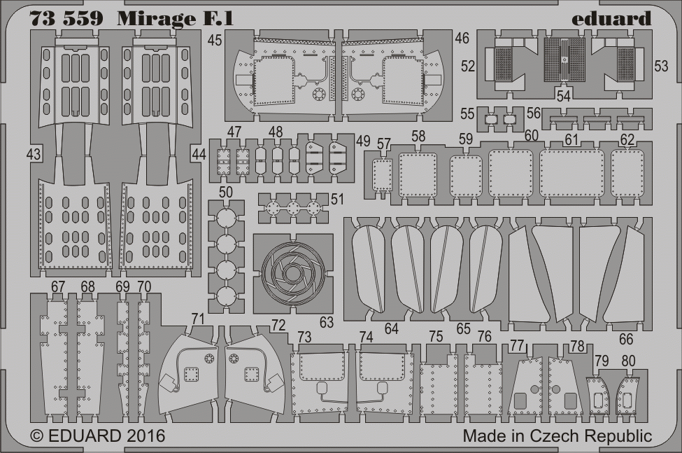 Eduard 73559 Mirage F.1 SPECIAL HOBBY 1/72 – Bild 2