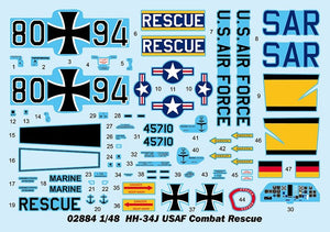 Trumpeter 02884 HH-34J USAF Combat Rescue 1/48 – imagen 12