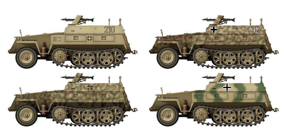 Das Werk DW35029 le.SPW Sd.Kfz.250/1 Ausf.B (neu) 1/35 – immagine 2