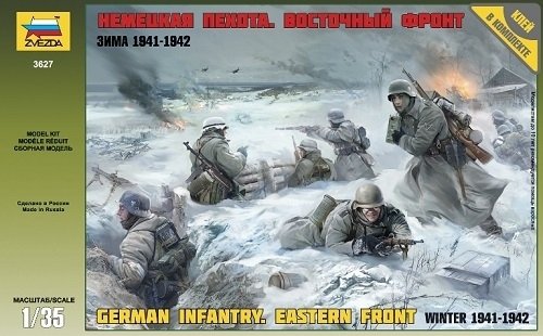 Zvezda 3627 German Infantry Winter 1941/42 1/35