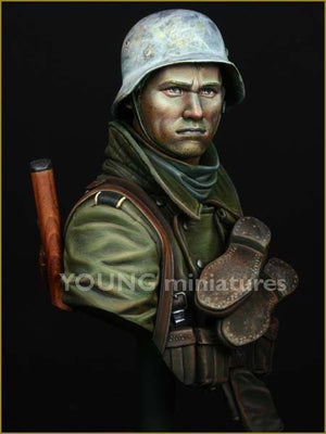 Young Miniatures YM1825 German Infantry Russian Front WWII 1/10 – Bild 3