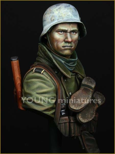 Young Miniatures YM1825 German Infantry Russian Front WWII 1/10 – Bild 3