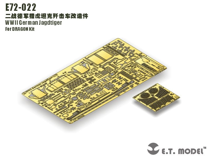 E.T. Model E72-022 WWII German Jagdtiger For DRAGON Kit 1/72 – Bild 8