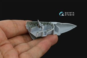 Quinta Studio QDS-72172 Blackburn Buccanneer S.2B Early 3D-Printed &amp;amp; coloured Interior on decal paper (Airfix) (small version) 1/72 – immagine 8