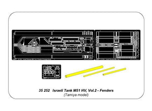 Aber 35252 Israeli Tank M51HV I Sherman – vol.2 Fenders 1/35 – Bild 5