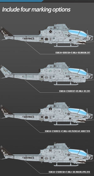 Academy 12127 USMC AH-1Z &amp;quot;Shark Mouth&amp;quot; 1/35 – immagine 3