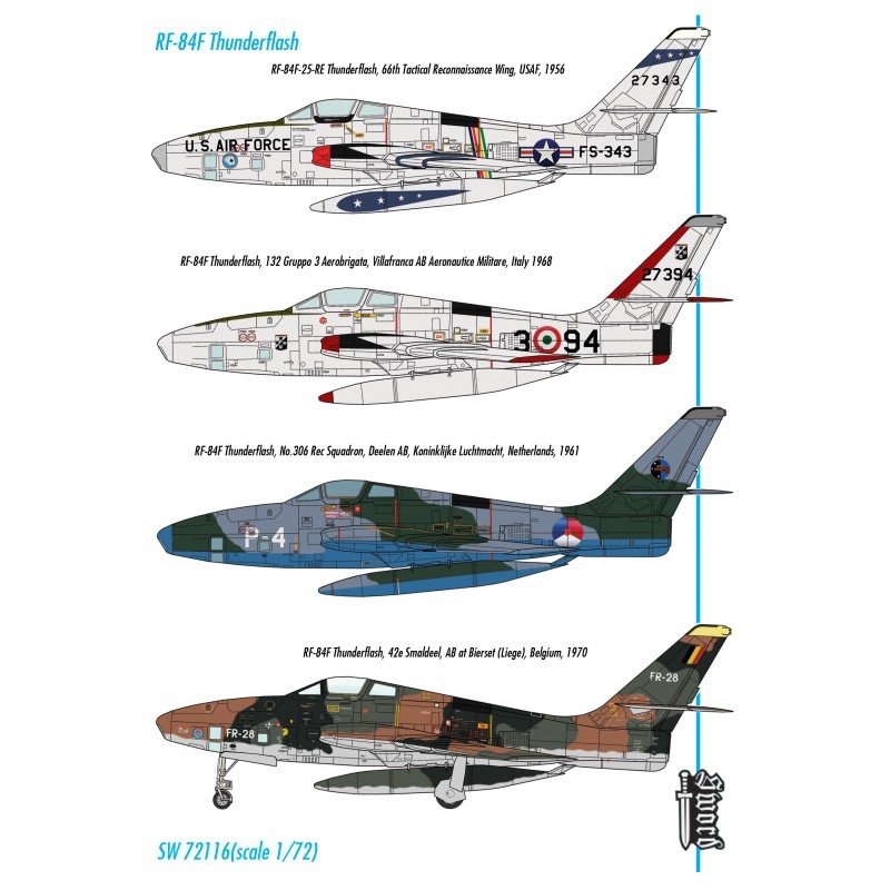 Épée 72116 RF-84F Thunderflash 1/72  – image 2