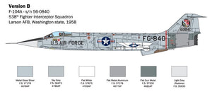 Italeri 2515 F-104 STARFIGHTER A/C 1/32 – immagine 5