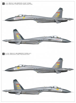 Great Wall Hobby S4818 Su-27 Flanker-B 30th Anniversary Service in China 1/48 – imagen 5