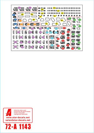 Star Decals 72-A1143 Frundsberg 1. 10. SS-Panzer Division. SdKfz 250 ALT and NEU versions. 1/72 – Bild 3