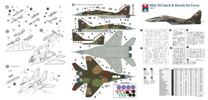 Hobby 2000 48024 MiG-29 Czech &amp;amp; Slovak Air Force ( ACADEMY + CARTOGRAF + MASK ) 1/48 – immagine 2