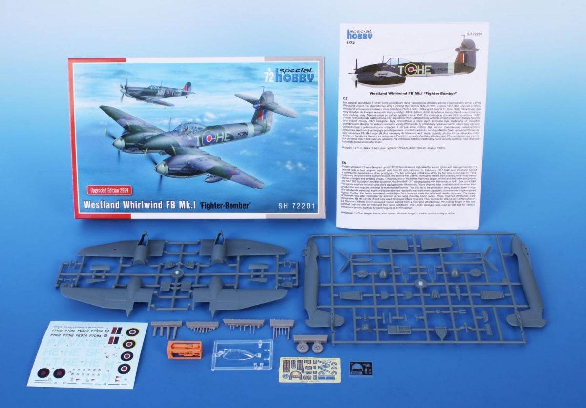 Maquette Special Hobby 72201 Westland Whirlwind FB Mk.I « Chasseur-Bombardier » au 1/72 – image 2