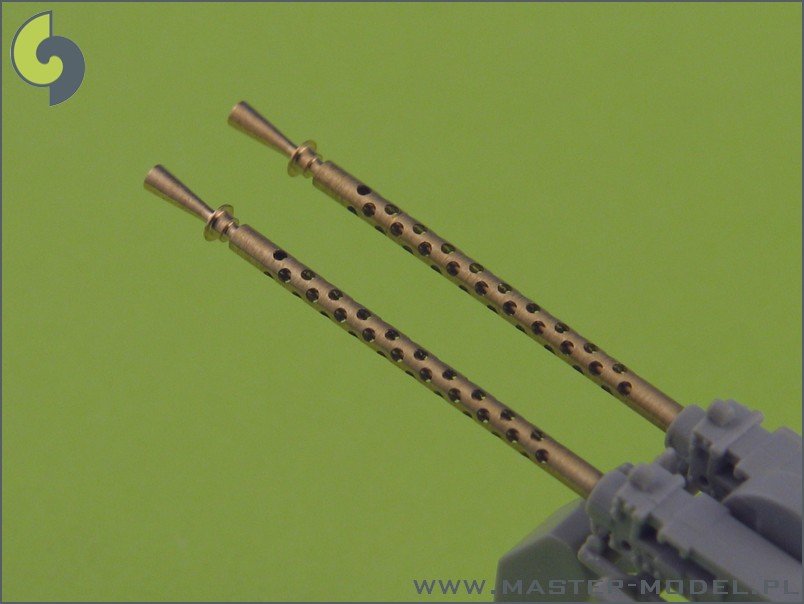 Master SM-35-002 Browning M2 aircraft .50 caliber (12.7mm) barrels with flash hiders (2pcs) – immagine 4