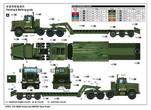 Trumpeter 01078 M920 Tractor tow with M870A1 semitrailer 1/35 – immagine 4