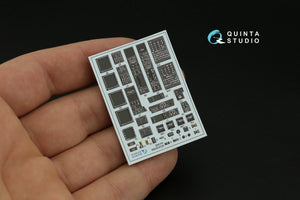 Quinta Studio QDS-35099 AH-64E 3D-Printed &amp;amp; coloured Interior on decal paper (Takom) (Small version) 1/35 – immagine 9