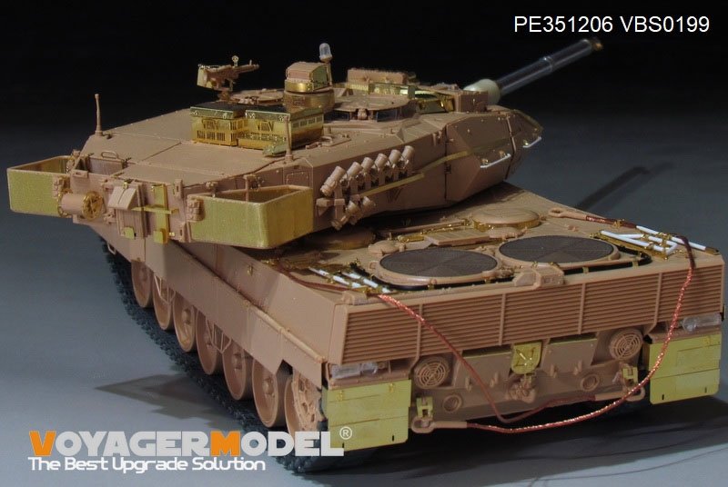 Voyager Model PE351206 Modern German Leopard 2A6 MBT w/CDN Boxes Basic (For RFM 5076) 1/35 – imagen 5