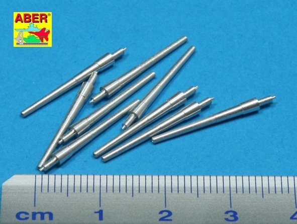Aber 350L-18 Set of 9 pcs 203 mm barrels for San Francisco type 1/350 – immagine 2