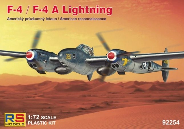 RS Models 92254 Lockheed F-4/F-4A Lightning "American Reconnaissance" 1/72