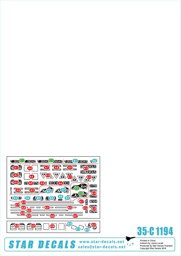 Star Decals 35-C1194 Chars et véhicules blindés australiens n° 6 1/35 – image 2