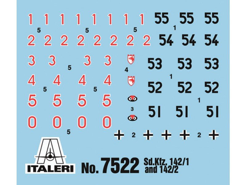 Italeri 7522 Sd.kFZ 142/1 STURMGESCH.III (2x fast kit) 1/72 – immagine 4