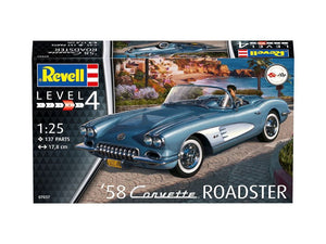 Revell 67037 58 Corvette Roadster Model Set 1/25 – Bild 3
