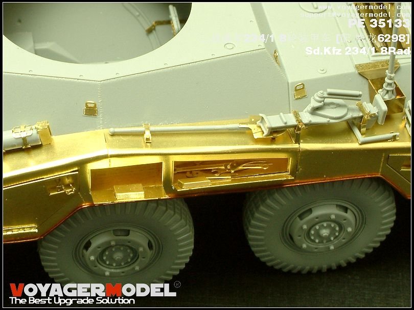 Voyager Model PE35133 Sd.Kfz 234/1 8Rad (For DRAGON 6298) 1/35 – immagine 4