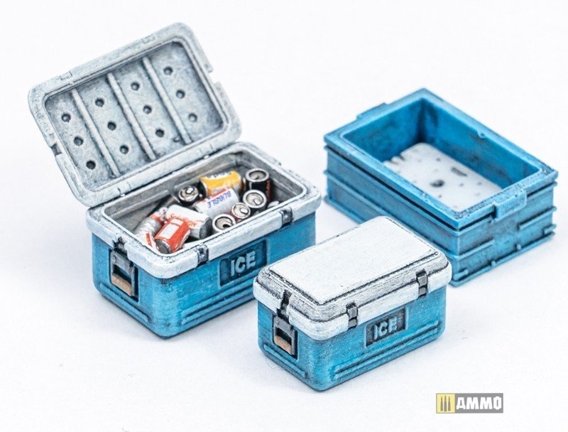 Liang 0414 3D-Print Model Mini Bar &amp;amp; Freezer 1/35 – zdjęcie 3