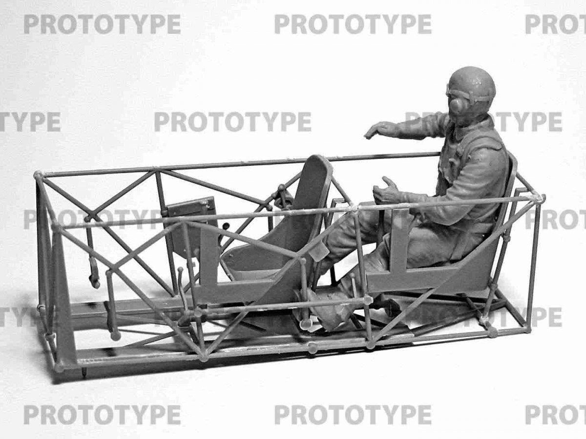 ICM 32112 WWII Allies Pilots in the cockpit (British, American, Soviet) 1/32 – immagine 3